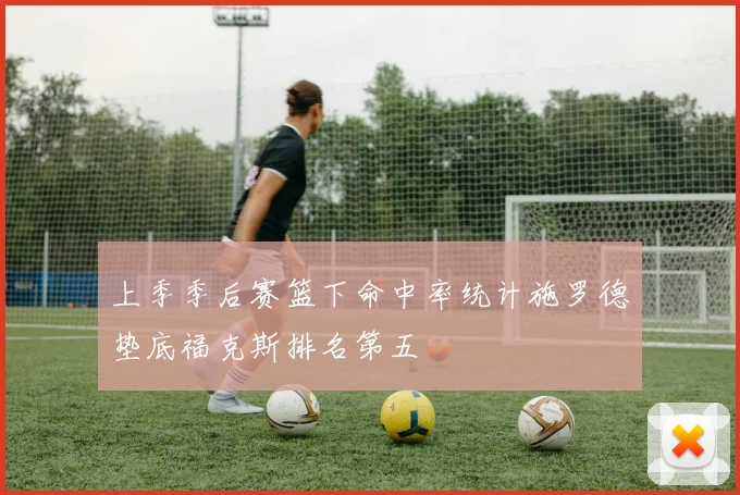 上季季后赛篮下命中率统计施罗德垫底福克斯排名第五